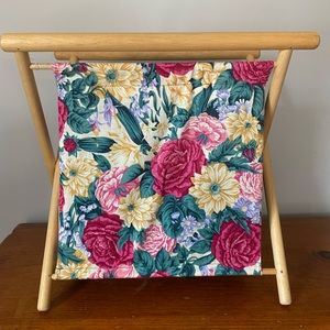 Vintage Knitting, Sewing basket